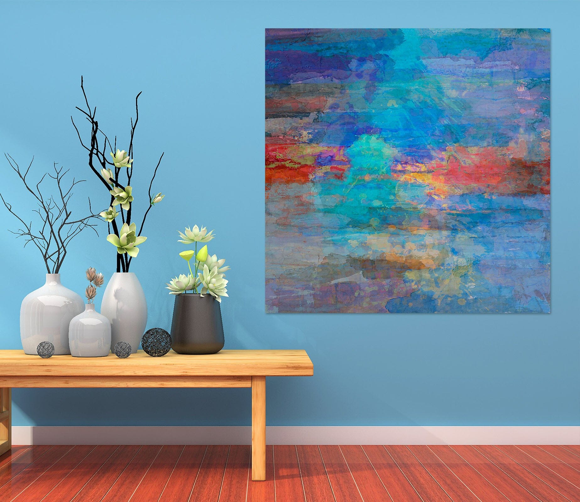 3D Rising Sea 027 Michael Tienhaara Wall Sticker Wallpaper AJ Wallpaper 2 
