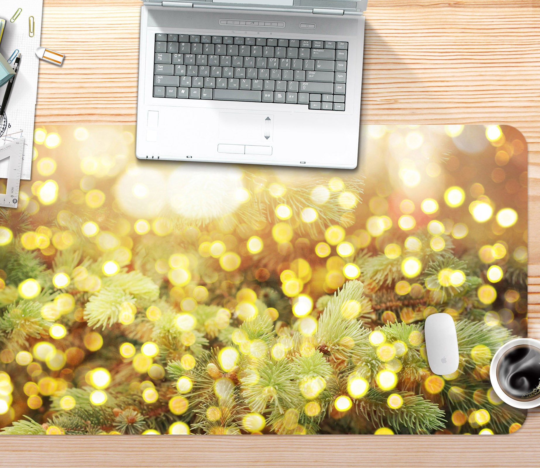 3D Aperture 51180 Christmas Desk Mat Xmas