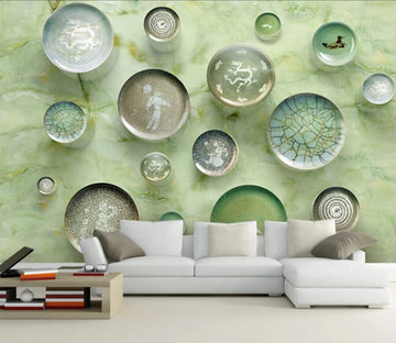 3D Green Circle 2002 Wall Murals Wallpaper AJ Wallpaper 2 