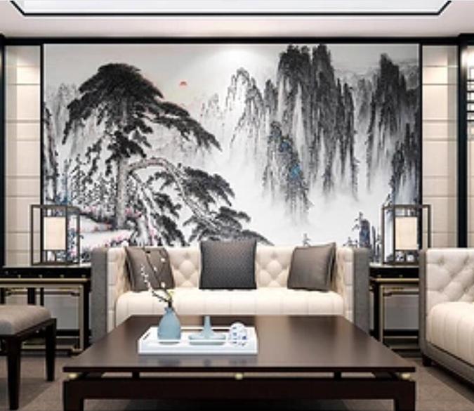 3D Mountain Tree 225 Wall Murals Wallpaper AJ Wallpaper 2 