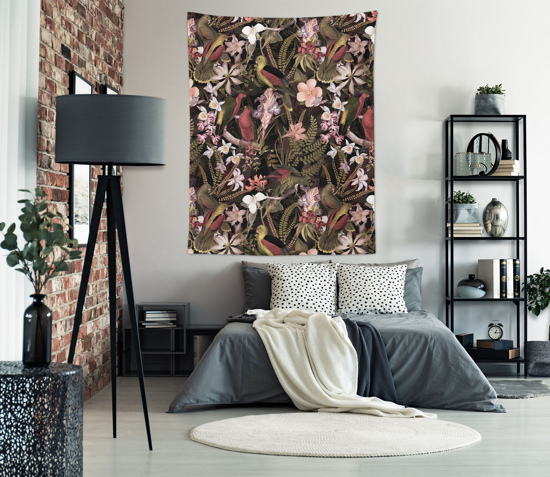 3D Petal Bird 5369 Uta Naumann Tapestry Hanging Cloth Hang