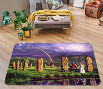 3D Stones Of Years 85082 Jerry LoFaro Rug Non Slip Rug Mat