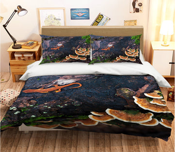 3D Ganoderma Lucidum 067 Bed Pillowcases Quilt
