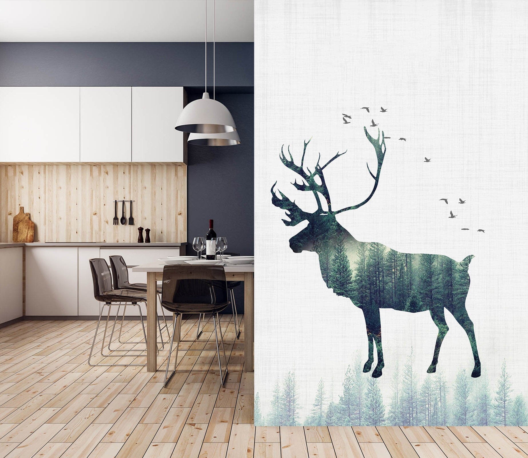 3D Black Elk 044 Wall Murals Wallpaper AJ Wallpaper 2 