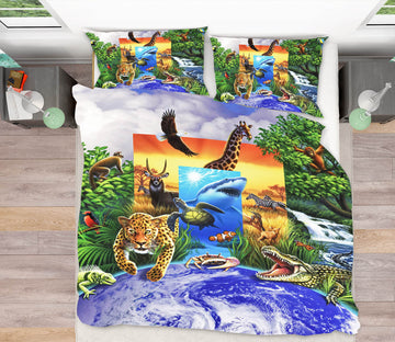 3D Wild World 86052 Jerry LoFaro bedding Bed Pillowcases Quilt