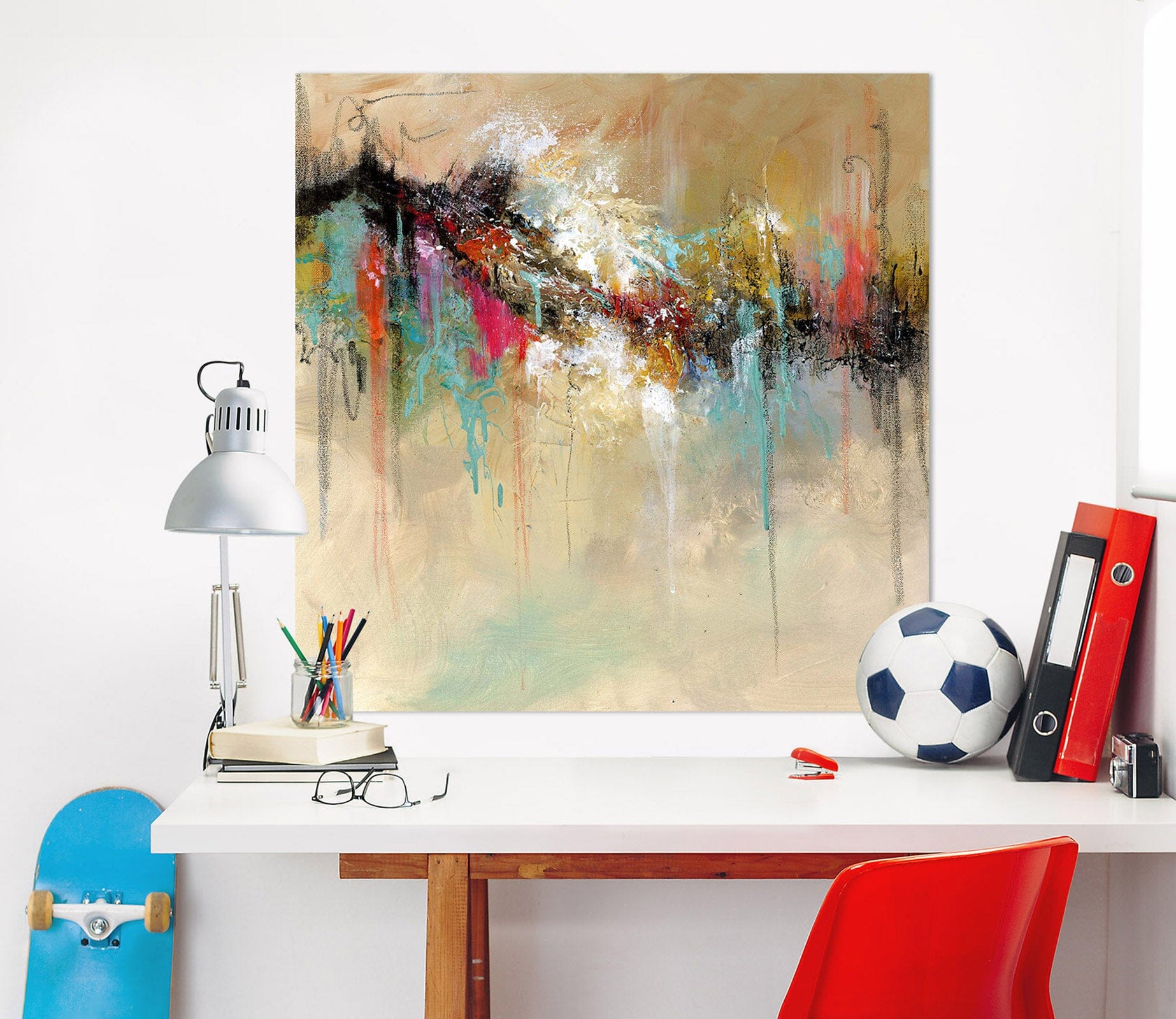 3D Color Graffiti 005 Anne Farrall Doyle Wall Sticker Wallpaper AJ Wallpaper 2 