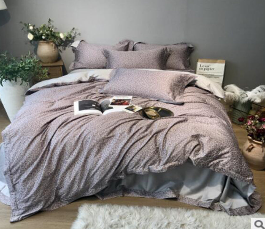 3D Gray 40049 Bed Pillowcases Quilt