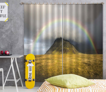 3D Prairie Rainbow 115 Marco Carmassi Curtain Curtains Drapes Curtains AJ Creativity Home 