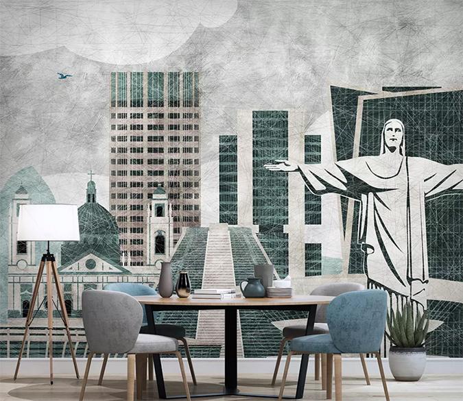 3D City Idol 502 Wall Murals Wallpaper AJ Wallpaper 2 