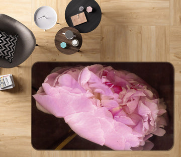 3D Pink Flower 32036 Non Slip Rug Mat