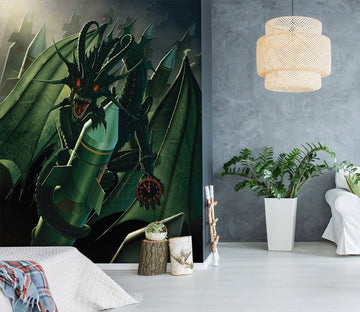 3D Doom Dragon 1508 Wall Murals Exclusive Designer Vincent Wallpaper AJ Wallpaper 2 