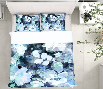 3D Leaves 13217 Bed Pillowcases Quilt