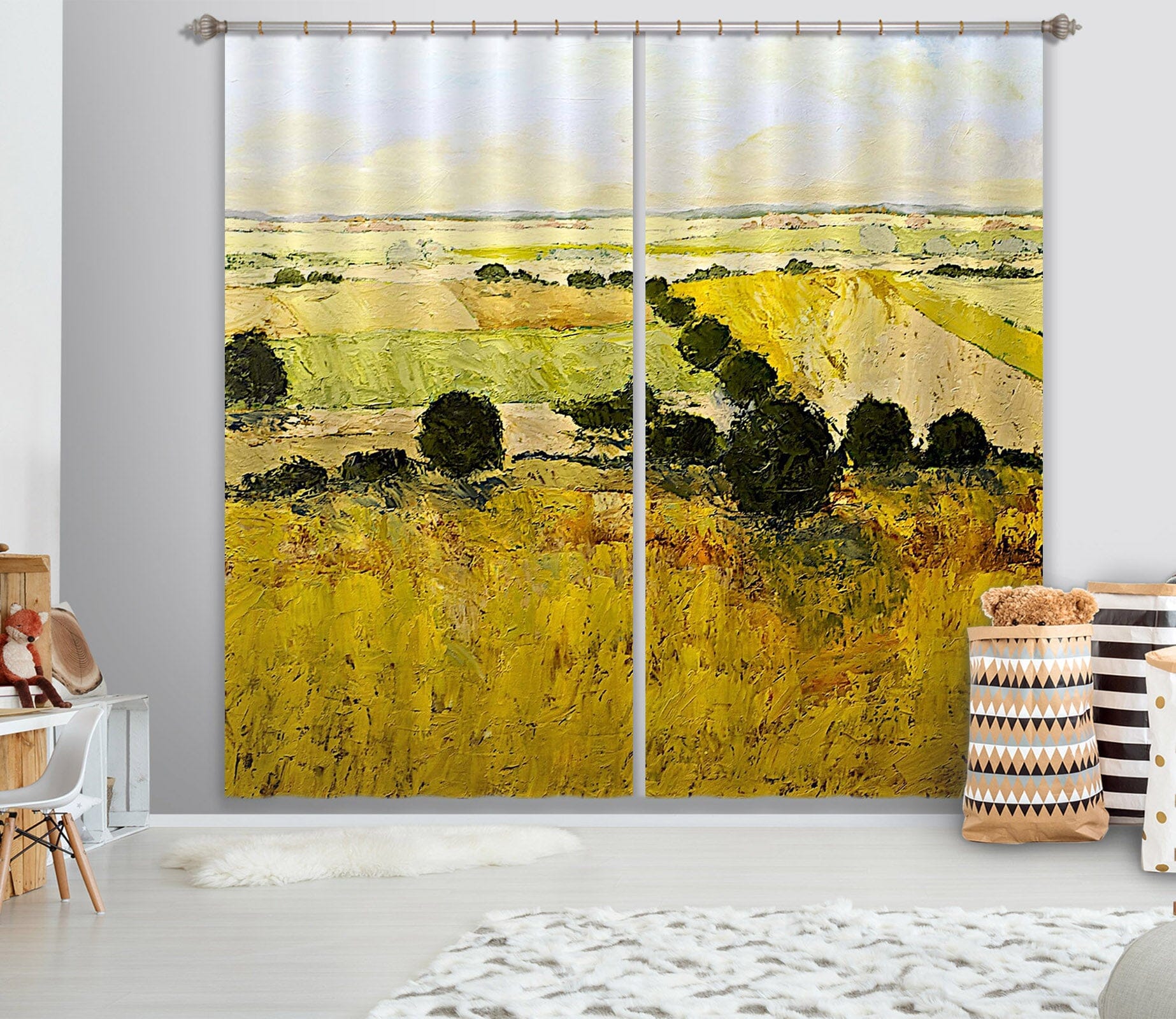 3D Summer End 119 Allan P. Friedlander Curtain Curtains Drapes Curtains AJ Creativity Home 