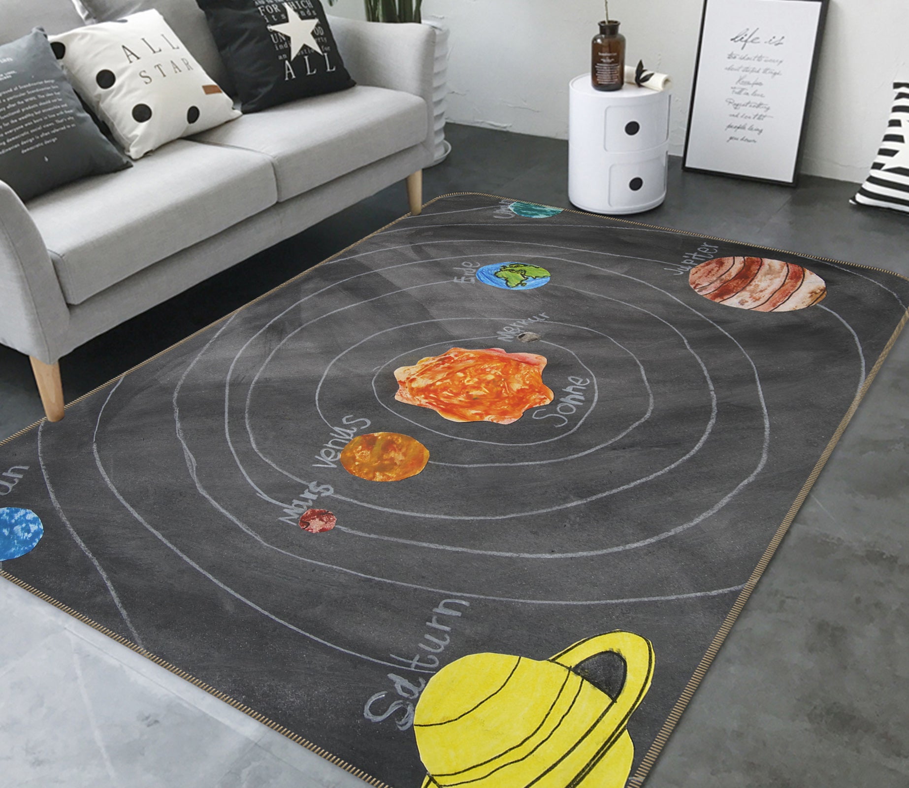 3D Planet 36121 Non Slip Rug Mat