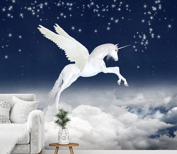 3D Winged Unicorn 1528 Wall Murals Wallpaper AJ Wallpaper 2 