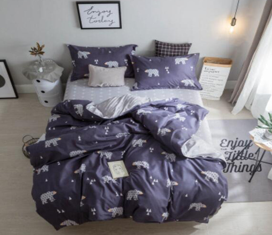 3D Polar Bear 4014 Bed Pillowcases Quilt