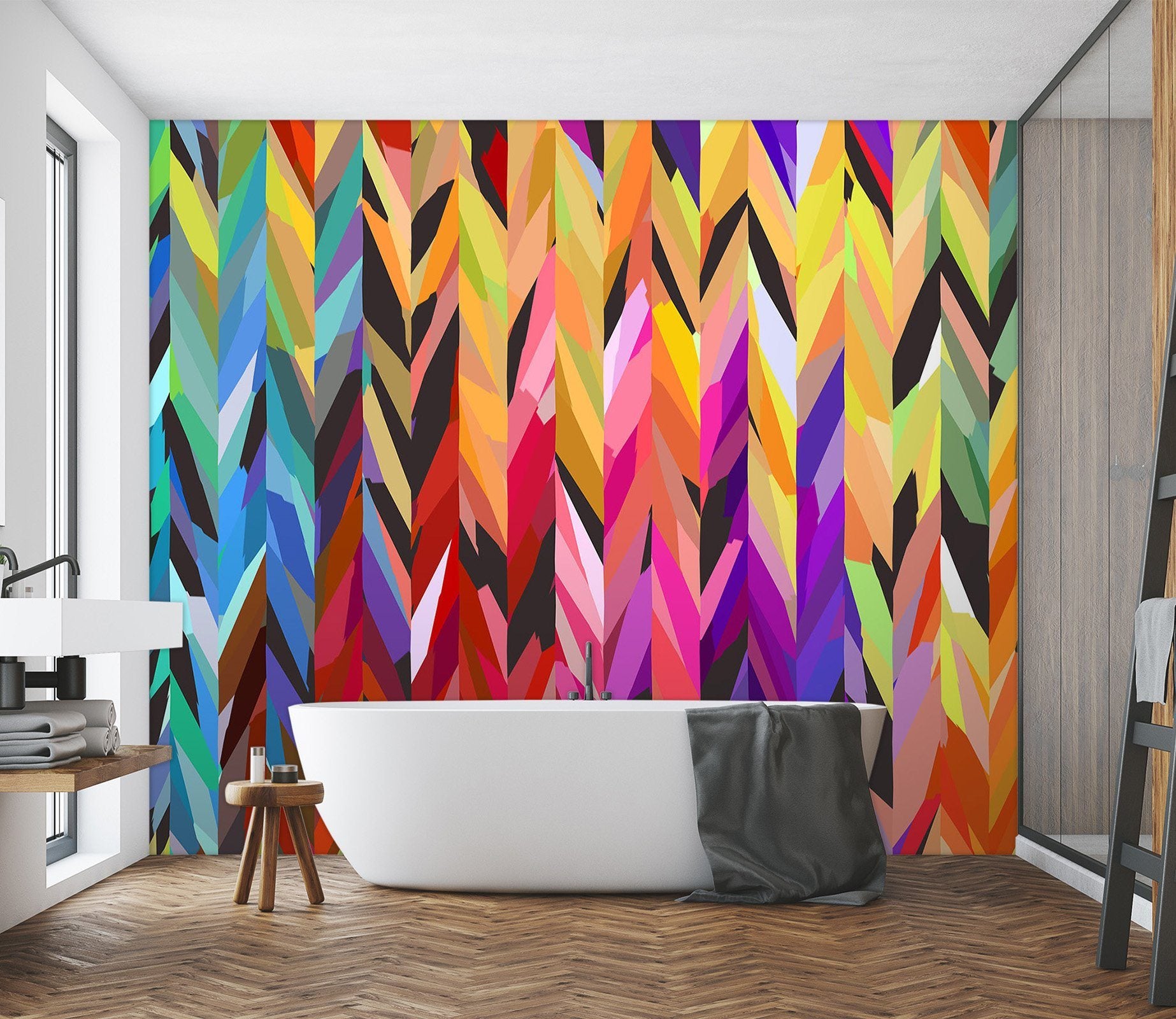 3D Burst Of Color 1398 Shandra Smith Wall Mural Wall Murals Wallpaper AJ Wallpaper 2 