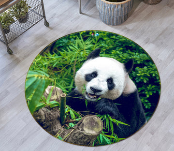 3D Panda 75109 Round Non Slip Rug Mat