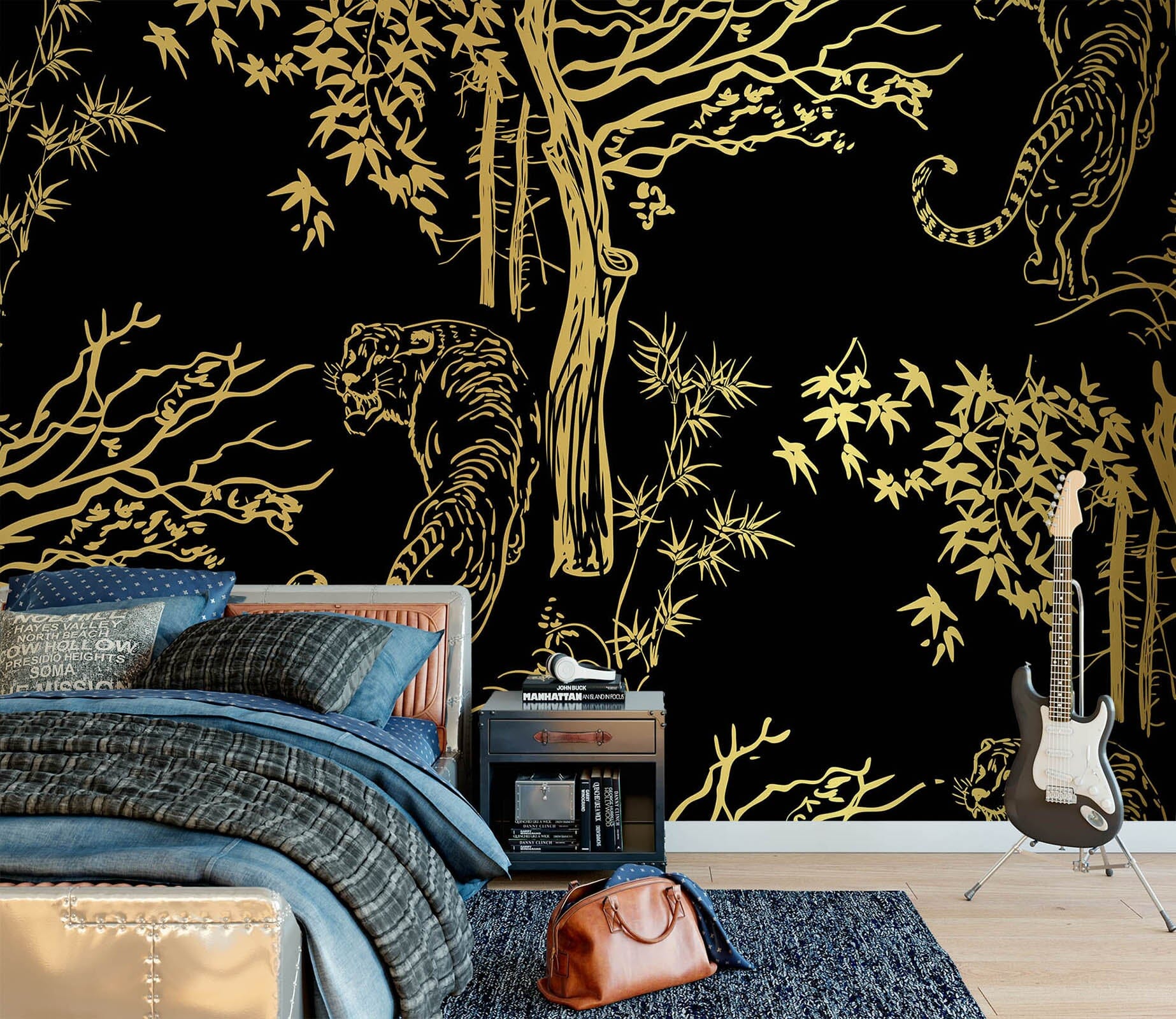 3D Tiger Tree 1143 Wall Murals Wallpaper AJ Wallpaper 2 