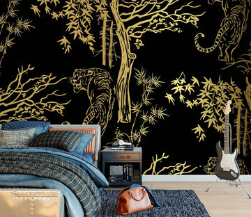 3D Tiger Tree 1143 Wall Murals Wallpaper AJ Wallpaper 2 