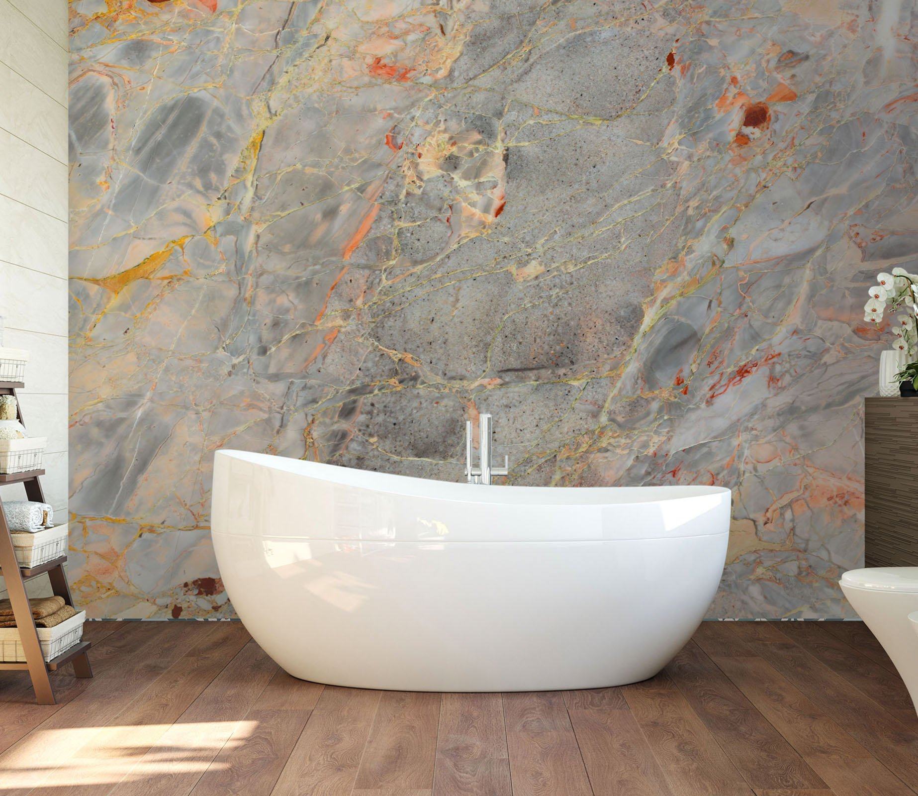 3D Natural Texture 031 Marble Tile Texture Wallpaper AJ Wallpaper 2 