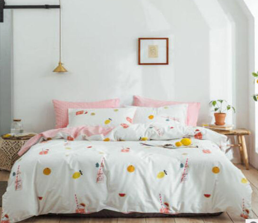 3D Colorful Fruit Pattern 15115 Bed Pillowcases Quilt