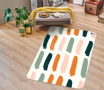 3D Color Vertical Bar 107147 Kashmira Jayaprakash Rug Non Slip Rug Mat