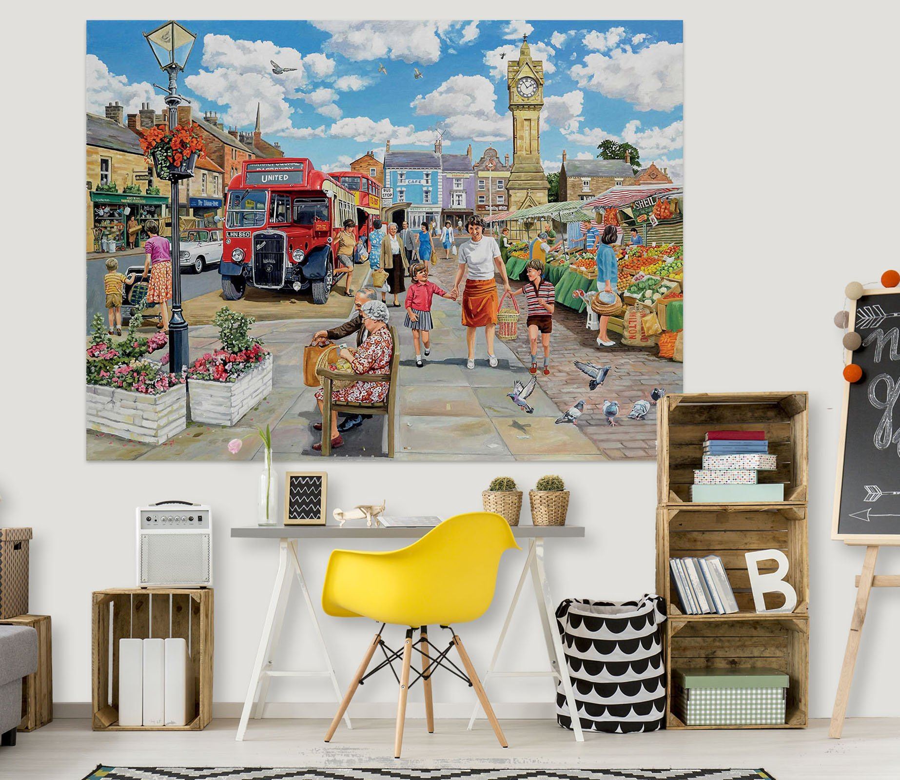 3D A Trip To The Shops 012 Trevor Mitchell Wall Sticker Wallpaper AJ Wallpaper 2 