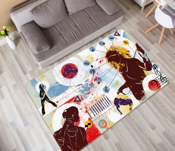 3D Musician 35229 Non Slip Rug Mat