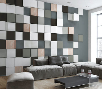 3D Colored Square WG220 Wall Murals Wallpaper AJ Wallpaper 2 