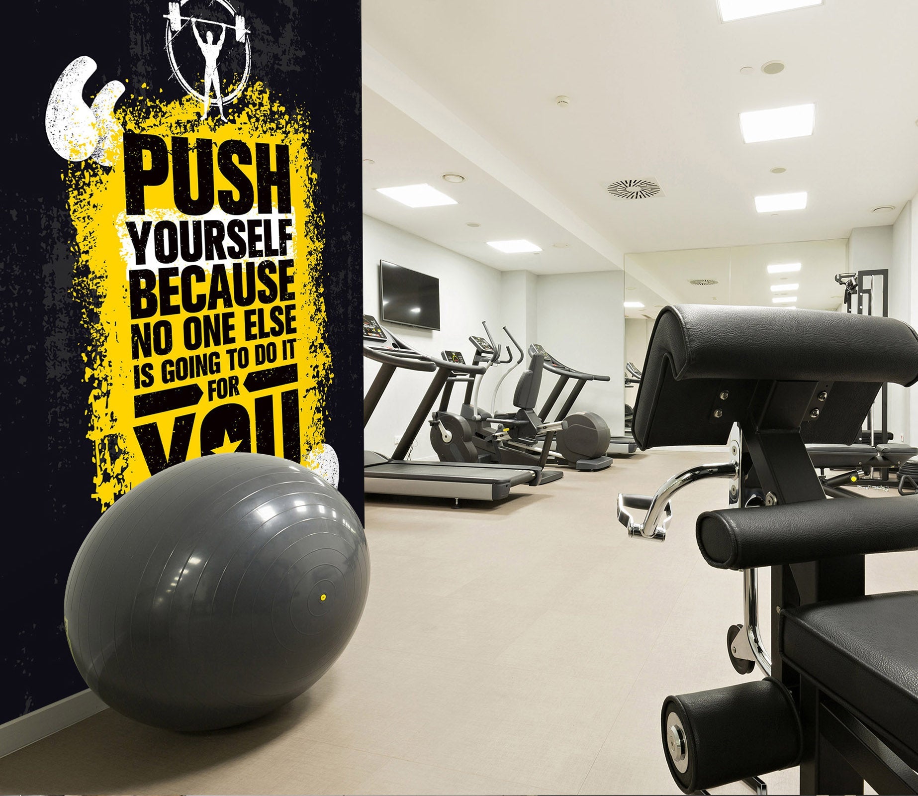 3D Fitness Encourage 0017 Wall Murals Wallpaper AJ Wallpaper 2 