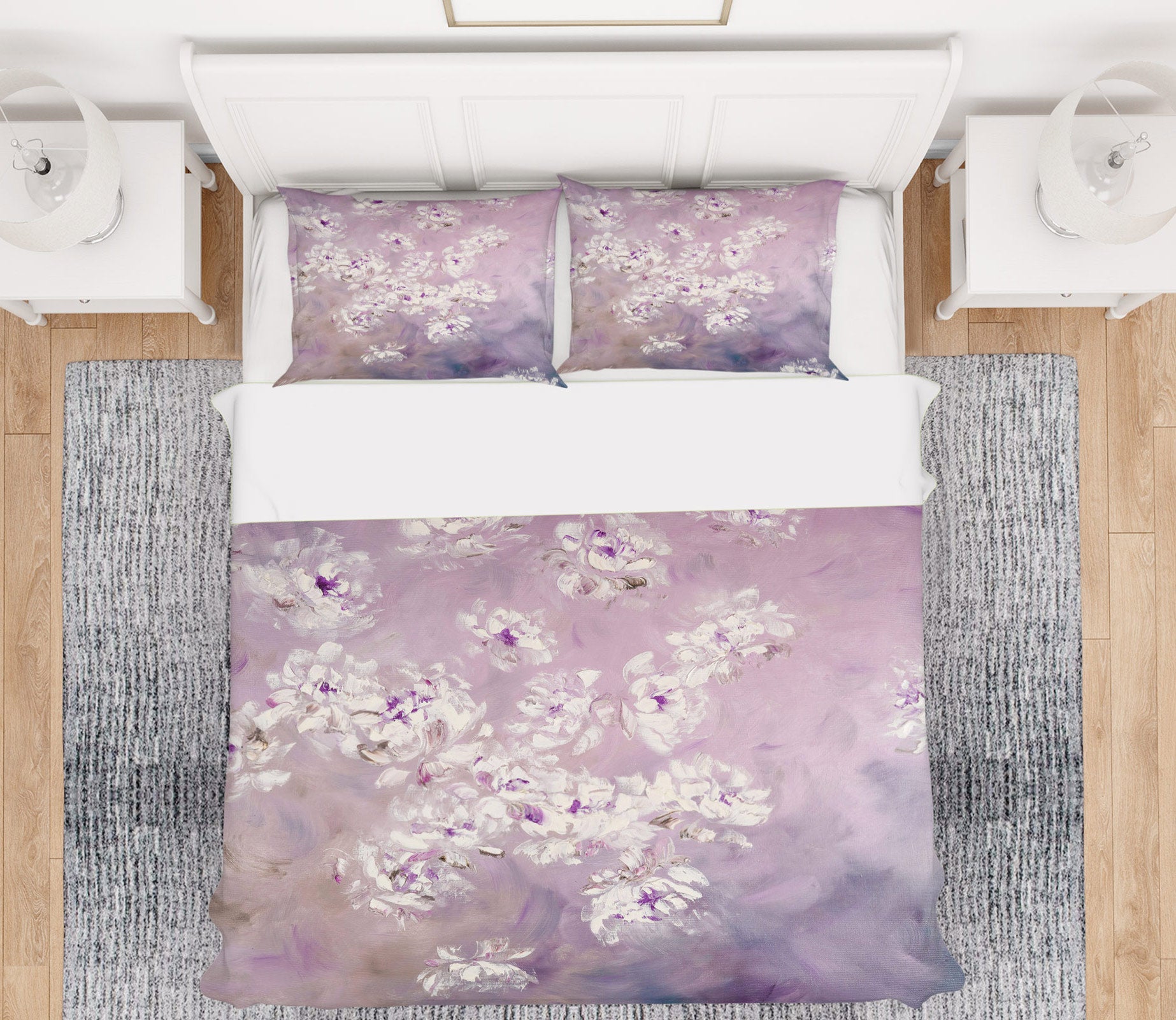 3D Pink Flower 515 Skromova Marina Bedding Bed Pillowcases Quilt