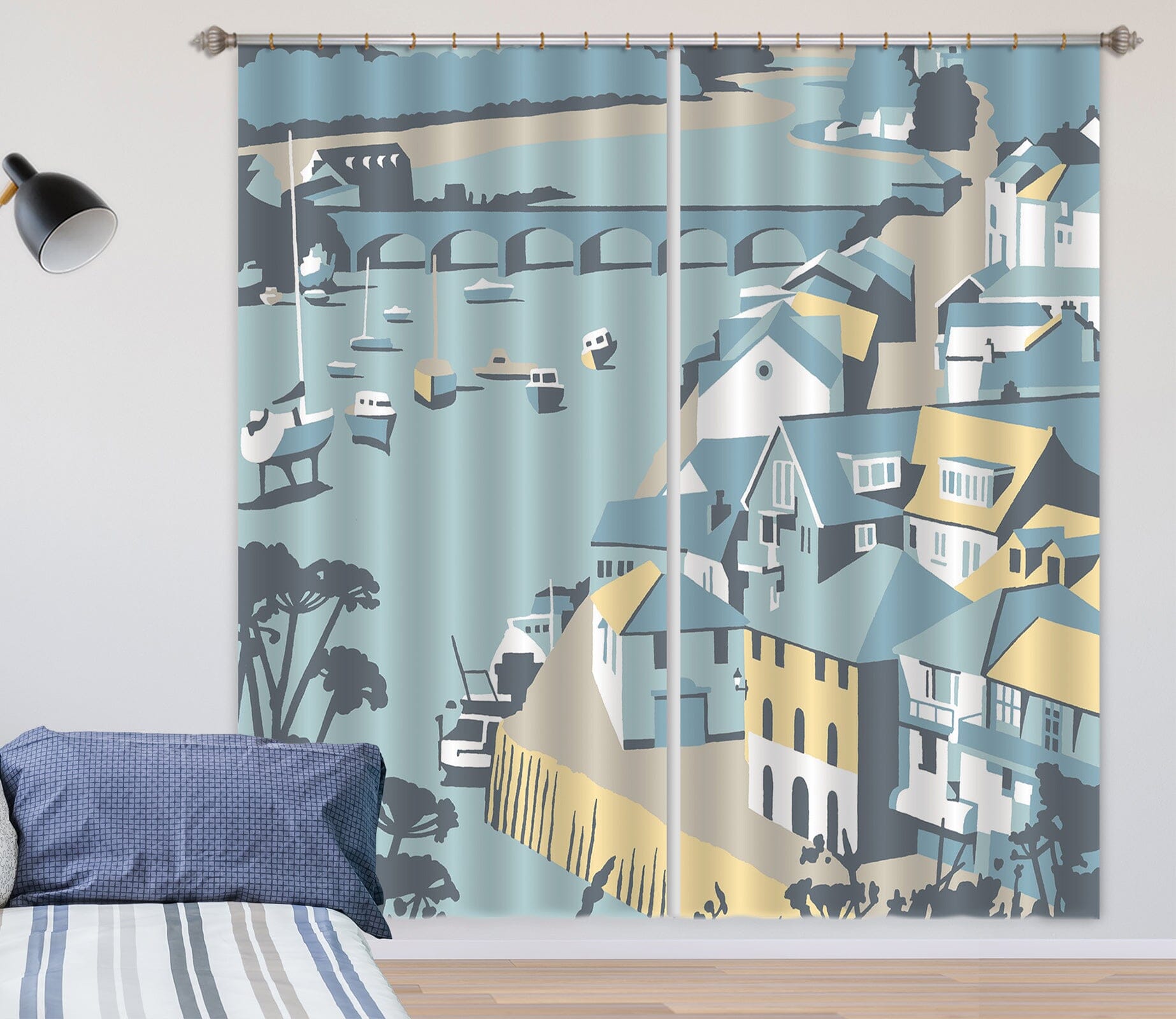 3D Looe 046 Steve Read Curtain Curtains Drapes Curtains AJ Creativity Home 