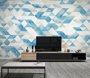 3D Blue Square WG047 Wall Murals