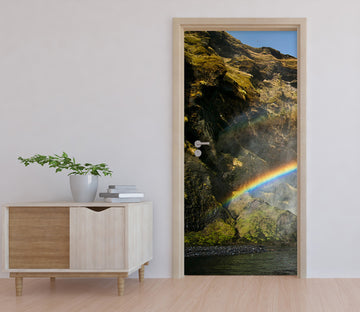 3D Rock Rainbow 12277 Marco Carmassi Door Mural