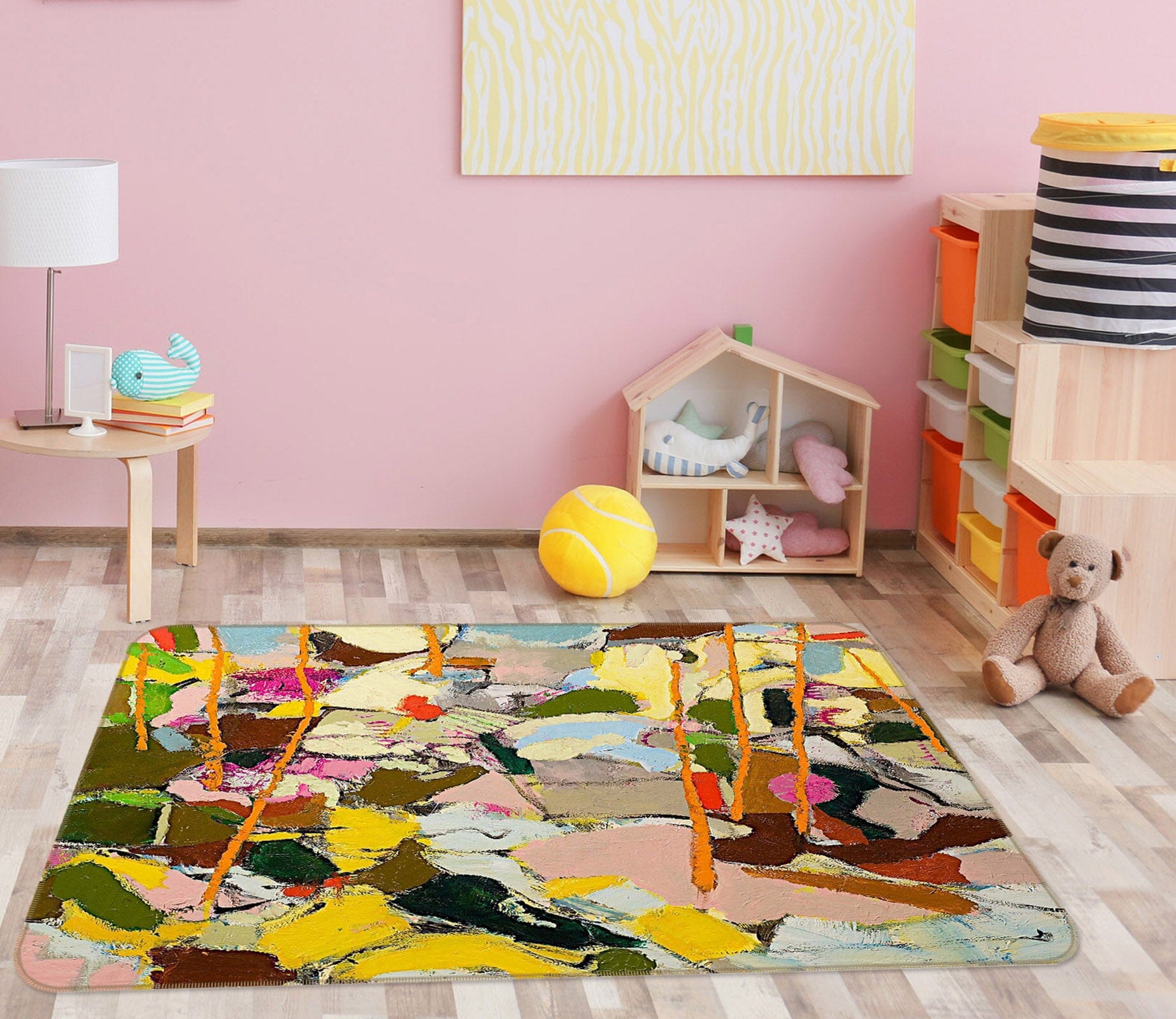 3D Beautiful Color 1020 Allan P. Friedlander Rug Non Slip Rug Mat Mat AJ Creativity Home 