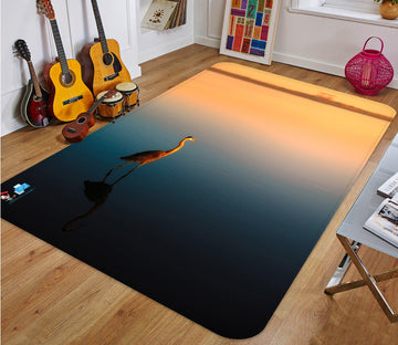 3D Red-crowned Crane 246 Non Slip Rug Mat Mat AJ Creativity Home 