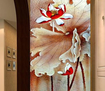 3D Lotus 631 Wall Murals Wallpaper AJ Wallpaper 2 