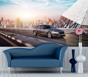 3D City Road Car 286 Vehicle Wall Murals