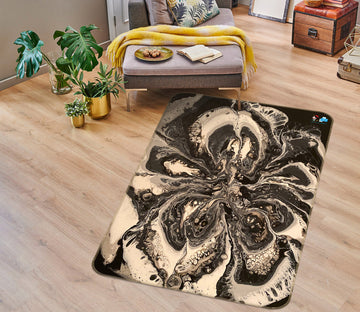 3D Black Light Brown Pattern 40020 Valerie Latrice Rug Non Slip Rug Mat