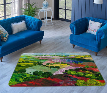 3D Colored Valley 1056 Allan P. Friedlander Rug Non Slip Rug Mat Mat AJ Creativity Home 