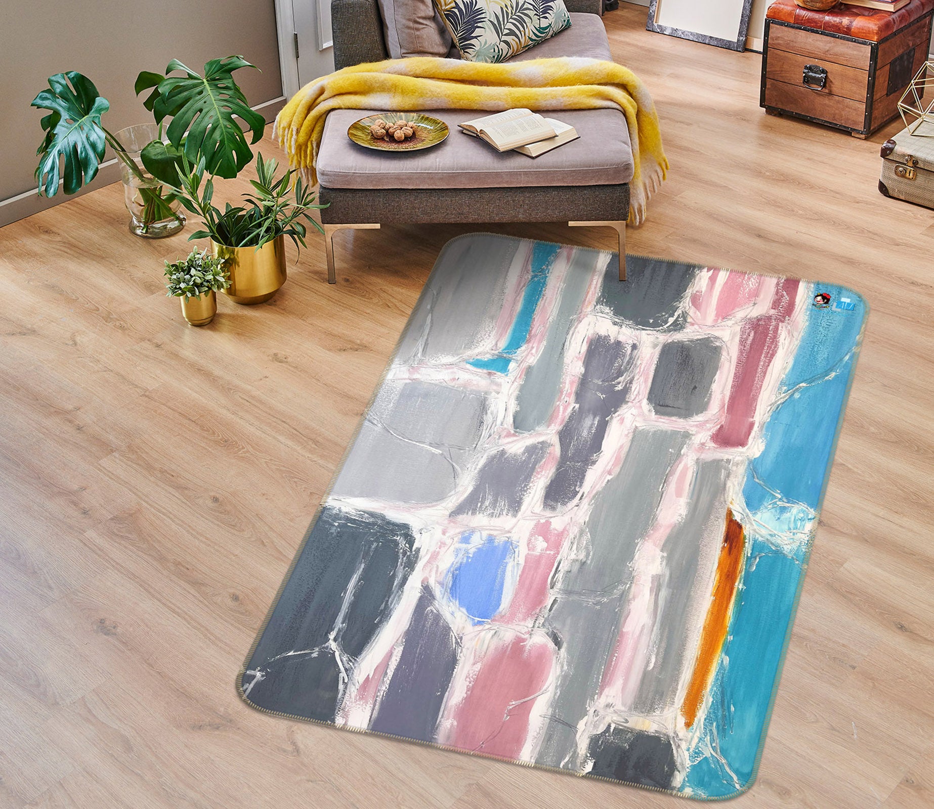 3D Painted Paint 4126 Skromova Marina Rug Non Slip Rug Mat