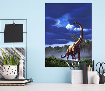 3D Long Necked Dragon 028 Jerry LoFaro Wall Sticker Wallpaper AJ Wallpaper 2 