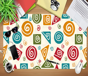 3D Color Vortex 17062 Desk Mat