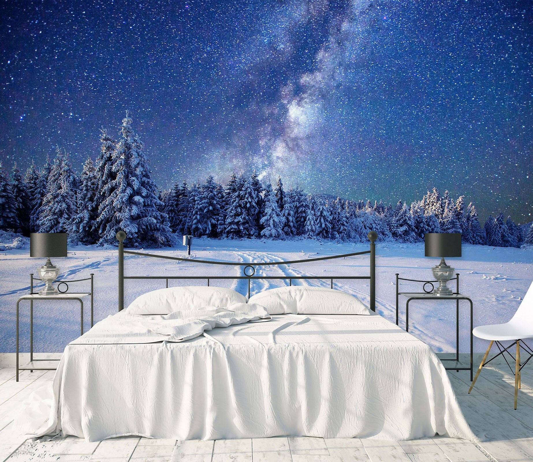 3D Snow Forest 1746 Wall Murals Wallpaper AJ Wallpaper 2 