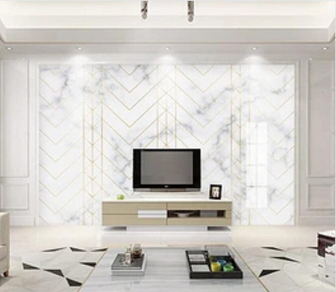 3D Golden Stripes 2197 Wall Murals Wallpaper AJ Wallpaper 2 