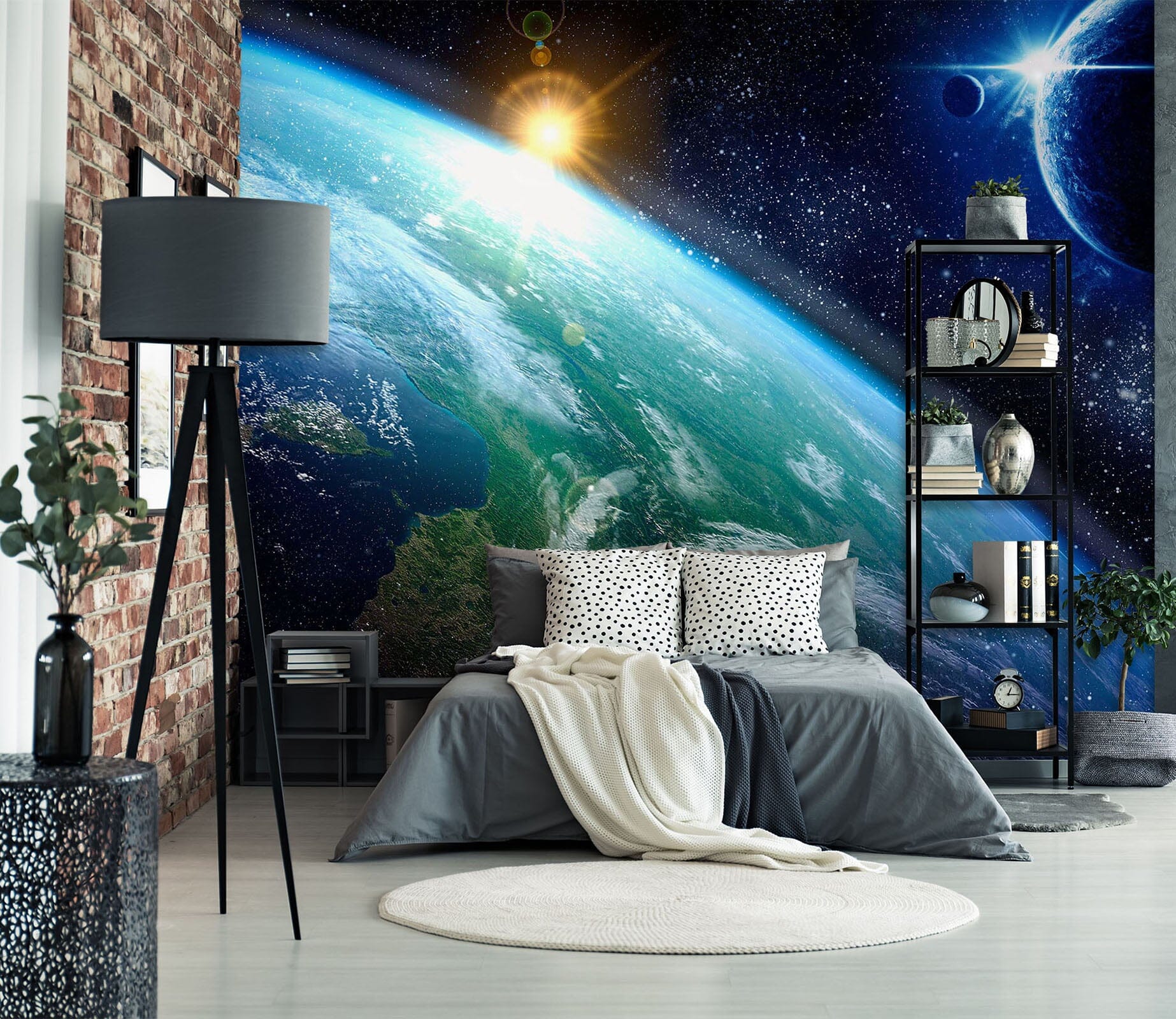3D Planet Space 1745 Wall Murals Wallpaper AJ Wallpaper 2 