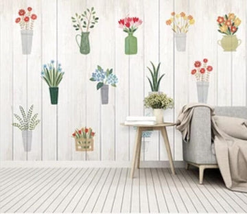3D Green Plant 1951 Wall Murals Wallpaper AJ Wallpaper 2 