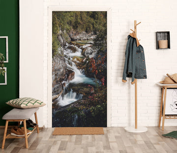 3D Torrential Water 25004 Door Mural