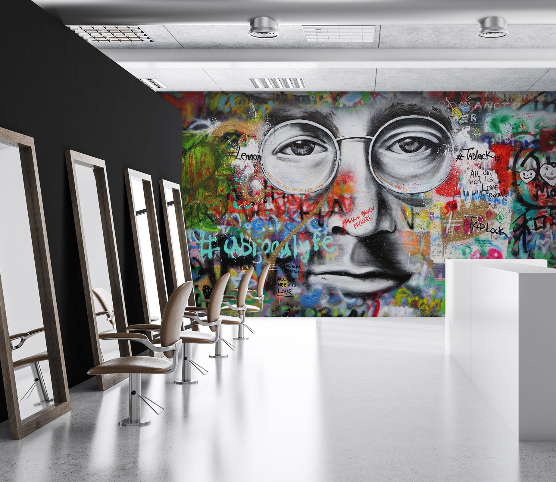 3D Glass Men 61 Wall Murals Wallpaper AJ Wallpaper 2 